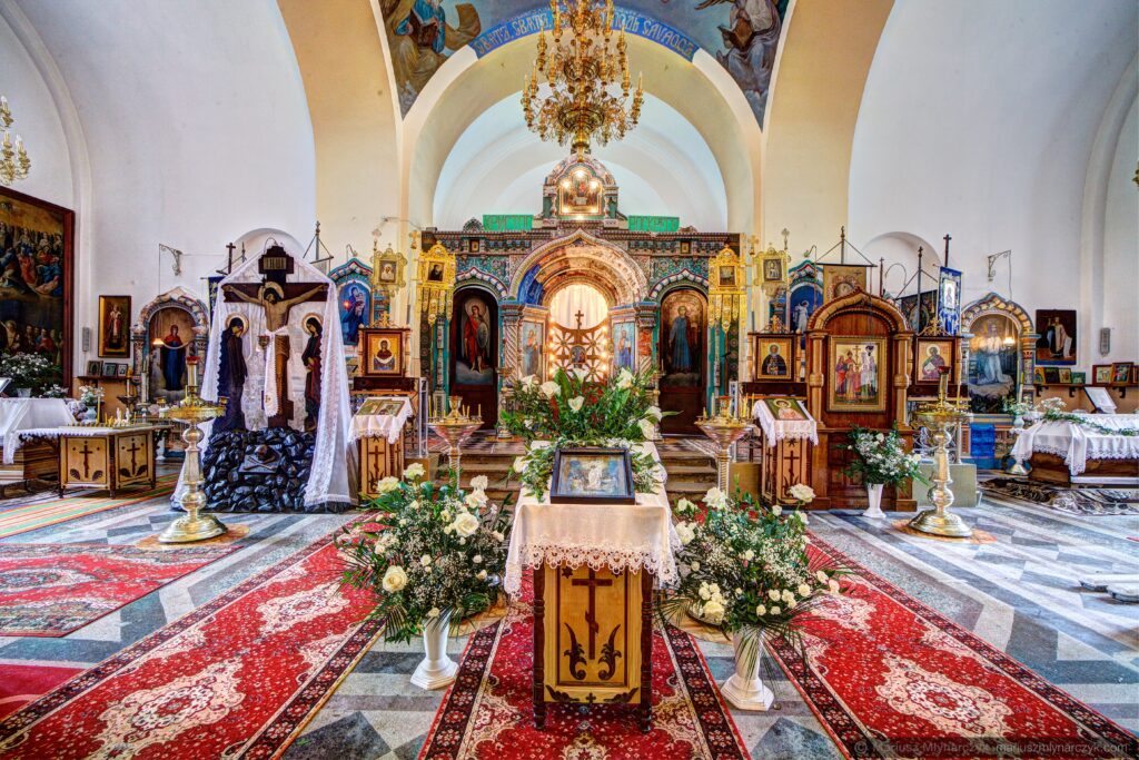 Białowieża cerkiew wnętrze